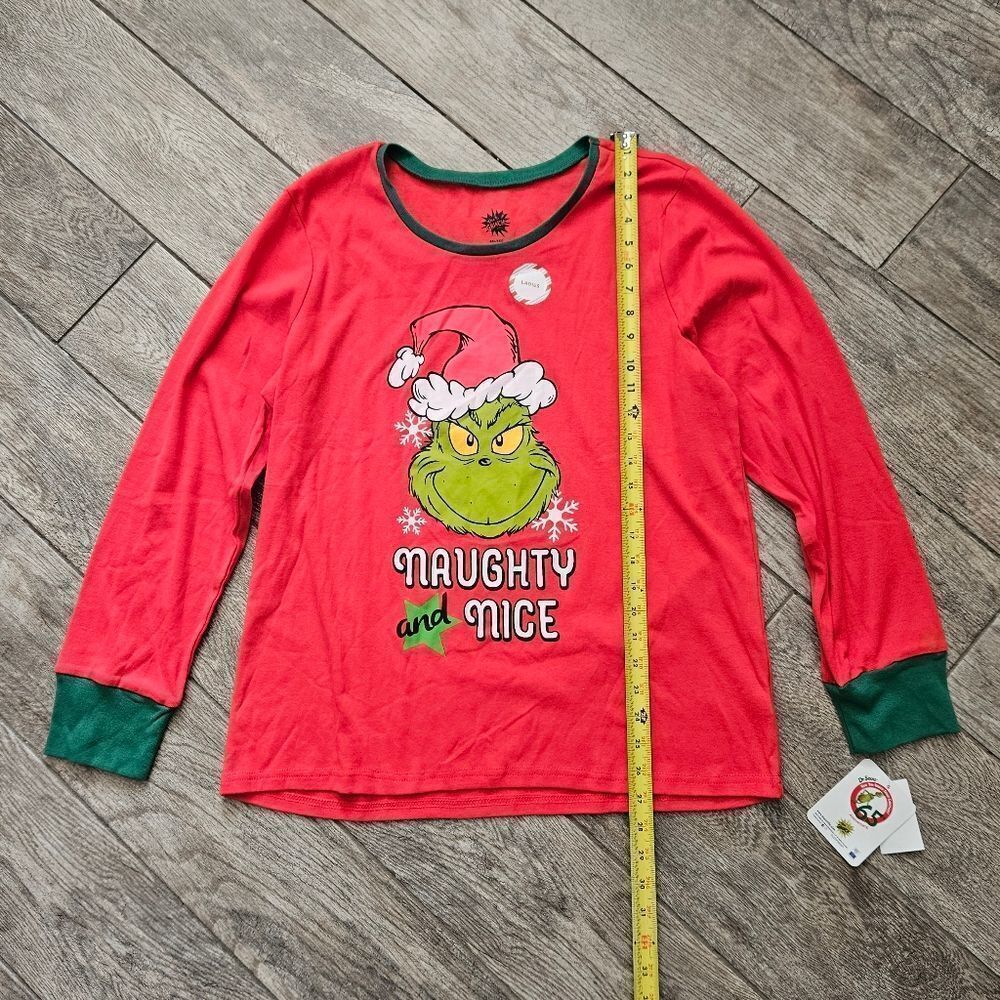 The Grinch Naughty and Nice PJ Set Size XXL - Picture 3 of 15